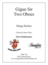 Gigue for Two Oboes cover